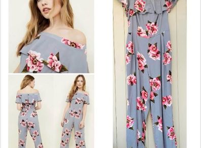 Cameo rose wide leg jumpsuit floral chic
