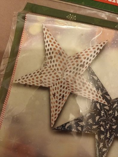 christmas stars x 2