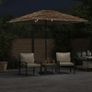 Garden Parasol with LED Lights Image 3