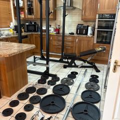 Gym 350 Kilo Rated Squat Power Rack + All Set Up!