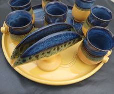 Vintage Glazed Clay Set