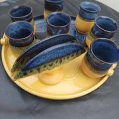 Vintage Glazed Clay Set
