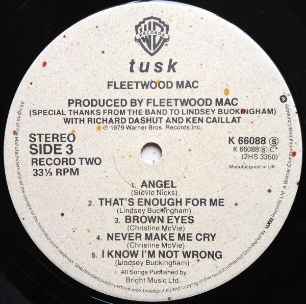 Fleetwood Mac Tusk X2LPS
