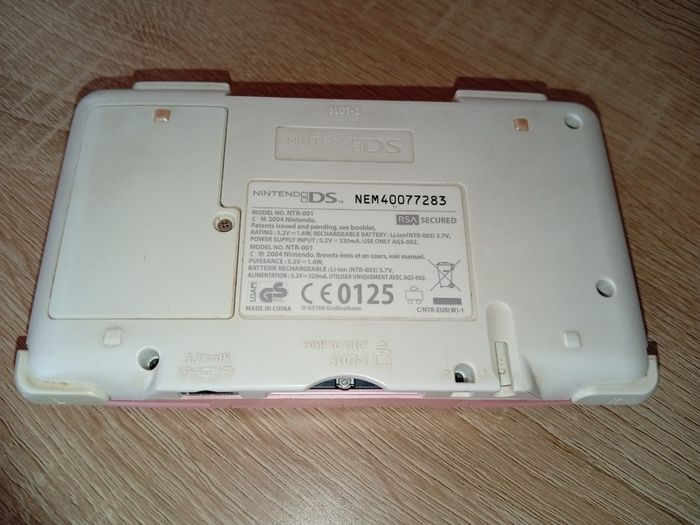 Original Nintendo Ds In Pink With Games Working With Faults