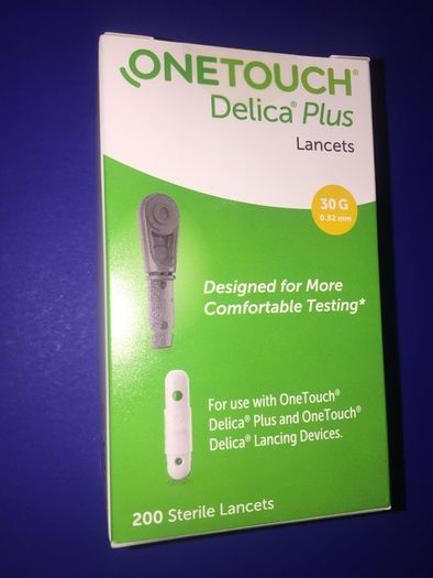 One touch verio lancets box 200 pcs new