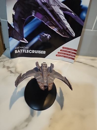 star trek eaglemoss je hadar battlecruiser