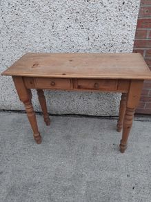 Mexican pine side table