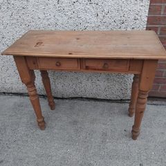 Mexican pine side table