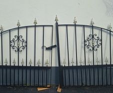 Iron gates
