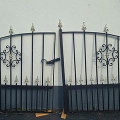 Iron gates