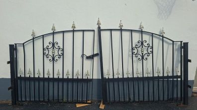 Iron gates