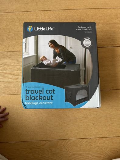Travel Cot Blackout Cover
