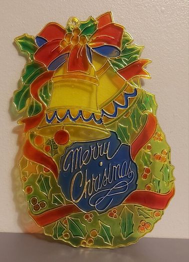 Vintage Acrylic Merry Christmas Hanging