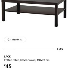 Ikea Lack Coffee table with 2 free office chairs
