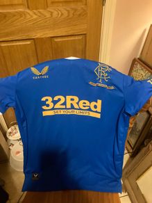 Glasgow rangers 2022 home shirt