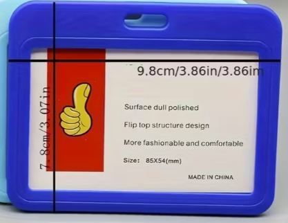 ID card sleeve, suitable for workplace and office signs, new.