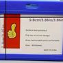 ID card sleeve, suitable for workplace and office signs, new. Image 2