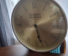Beautiful Mindy Brownes Pocket Watch Style Wall Cl