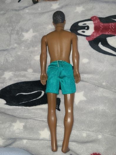 Mattel Barbie African American Steve Pearl Beach Doll 1968 Body 1991 Head OOAK