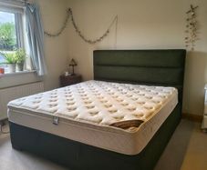 Super King 6ft Ottoman Storage Bed + Mattress