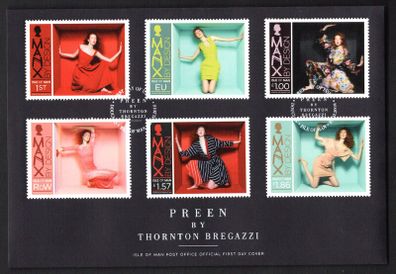 2018 Isle of Man Manx by Design; Preen by Thornton Bregazzi Commemorative Stamps First Day Cover (FDC)