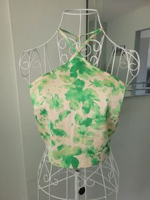 halter neck crop top