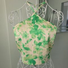 halter neck crop top