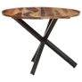 Dining Table 100x100x75 cm Acacia Wood with Sheesham Finish Image 6