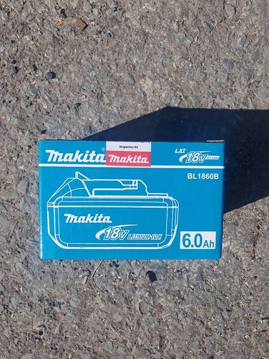 Makita new battery BL1860B 18v 6.0Ah