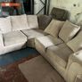 Grey corner Verona sofa couch Image 6