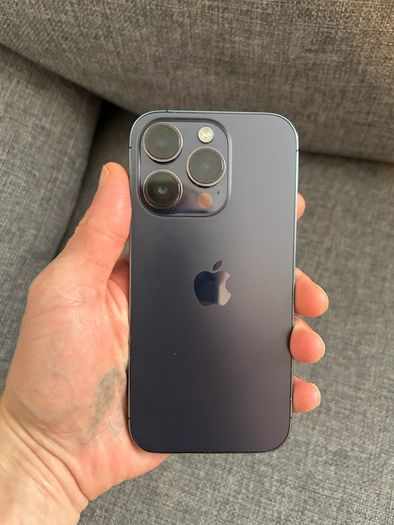iPhone 14 Pro deep purple color 128gb unlocked, 85% battery health