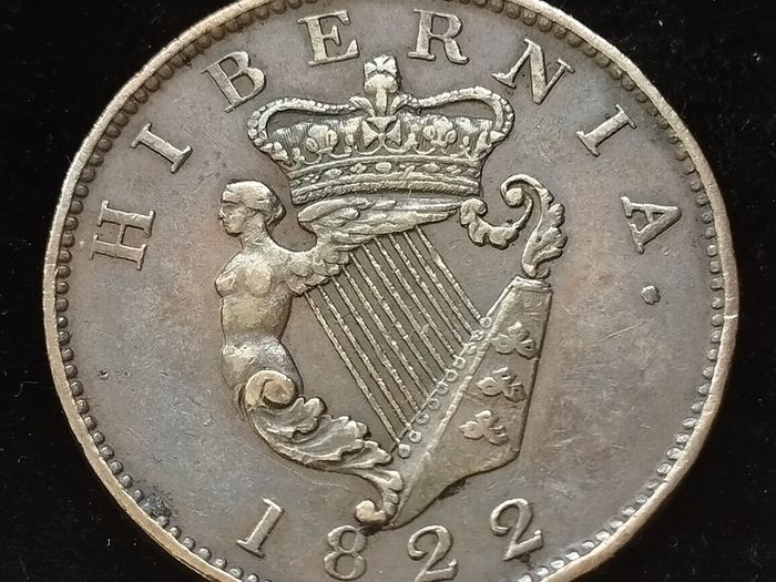 Ireland - Hibernia - 1822 - Half Penny - [2418]