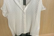 Allsaint cream Blouse. Stunning. S 10-12