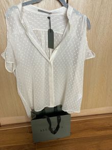 Allsaint cream Blouse. Stunning. S 10-12