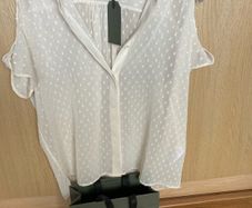 Allsaint cream Blouse. Stunning. S 10-12