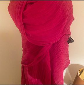 Strong Pink Marilyn Anselm scarf #Hobbs