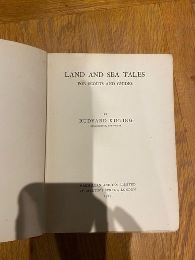 Antique Book Land and Sea Tales for Scouts and G