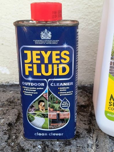 Moss Remover and Jeyes fluid