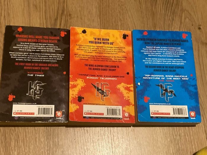 Hunger Games Books 1-3