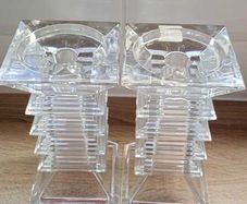 Crystal candle holder
