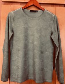 Ladies Green Long Sleeve Top by Cappuccino