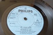 By your side 7" vinyl single Irish pressing PETERS and LEE