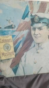 vintage style mustard sign