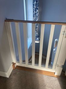 Wooden Stair Safety Gate