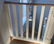 Wooden Stair Safety Gate