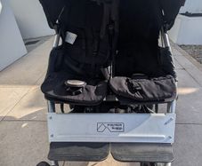 Mountain Buggy duet including twin bassinet