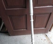 Old stair spindles