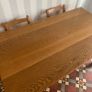 Solid Oak Dining Table. Image 3