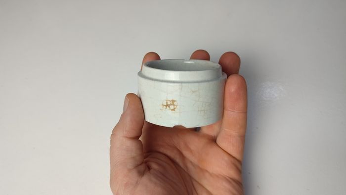 205 - Antique Vintage Chemist Stoneware Medicinal Cream Jar Pot