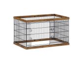 Dog cage puppy run  free-range enclosure with steel mesh
